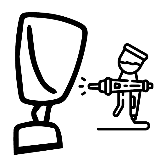 NEULACKIERUNGS-SERVICE  - Abholung, Neulackierung und Versand-Service  